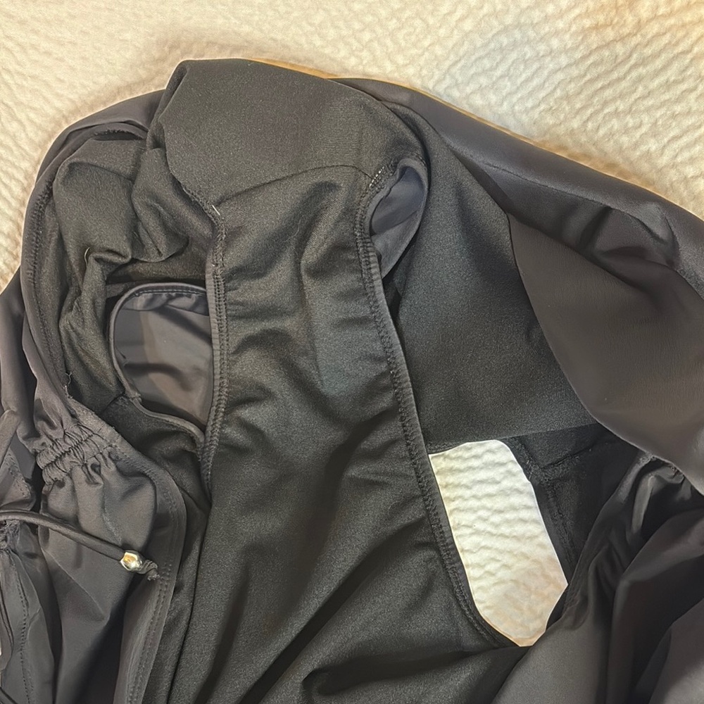 Plus Black Swim Skort with Adjustable Side Ties - Picture 4 of 5